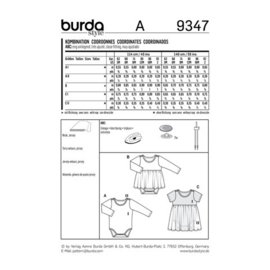 9347 Burda Naaipatroon | Jurk & romper