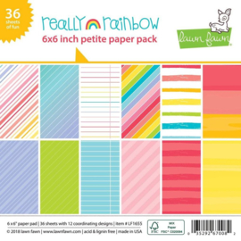 Really rainbow | 6x6 inch petite paper back | Lawn fawn