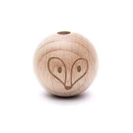 Fox 25mm 2 Wooden Beads Durable 