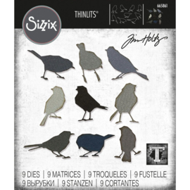 Silhouette birds | Thinlits snijmal | Tim Holtz | Sizzix