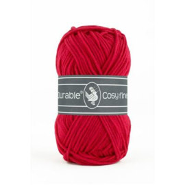 317 Deep Red Cosy fine Durable