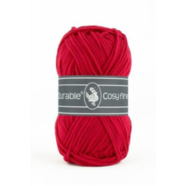317 Deep Red | Cosy fine | Durable