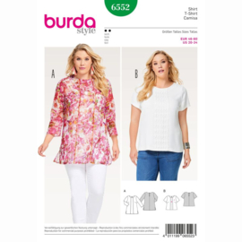 6552 Burda Naaipatroon | Shirt in variaties