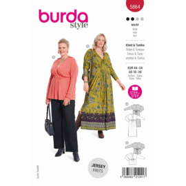 5864 Burda Naaipatroon | Jurk en Blouse