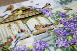 Bird Table | Aida Borduurpakket | Leti Stitch