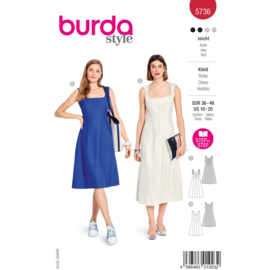 5736 Burda Patroon - Jurk in variatie