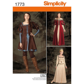 1773 H5 Simplicity Sewing Pattern | Misses' Fantasy Costume 32-40