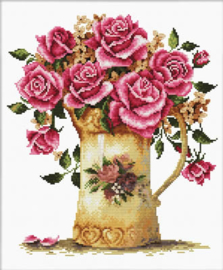 Antique Flower Vase Voorbedrukt borduurpakket - Needle Art