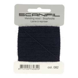 82 Dark Blue Mending Wool Scanfil