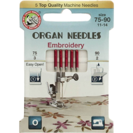 Embroidery Needles 75/90 Organ Needles
