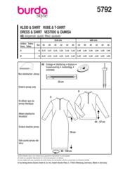 5792 Burda Naaipatroon | Jurk & shirt