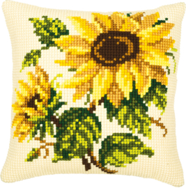 Sunflowers Canvas Cushion Vervaco