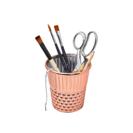 Rosé goud vingerhoed bureau-organizer - Hemline