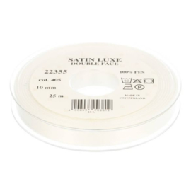 405 10mm/0.4" Lint Satin Luxe Double face p.m. / per 3.3 feet