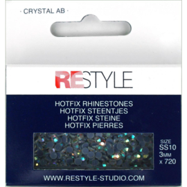 Crystal AB SS10 Hotfix steentjes - Restyle