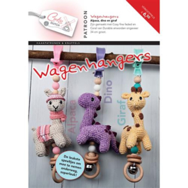 Patroonboekje Wagenhangers Alpaca, dino en giraf | Cute Dutch