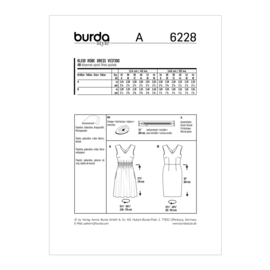 6228 Burda Naaipatroon | Jurk in variaties