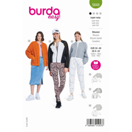 5848 Burda Naaipatroon | Vest in variatie