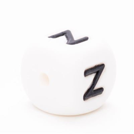 Z 12mm Silicone Letter Bead