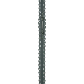 Grey 002 Lace Zipper