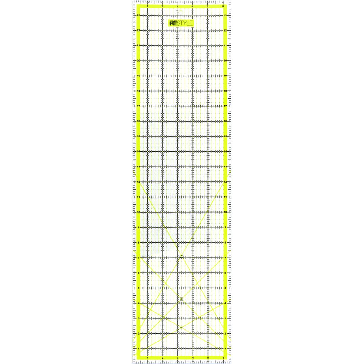 Quiltliniaal 6,5 x 24 inch met antislip - ReStyle