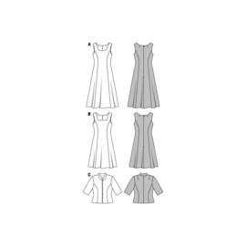 6687 Burda Naaipatroon | Jurk in variaties