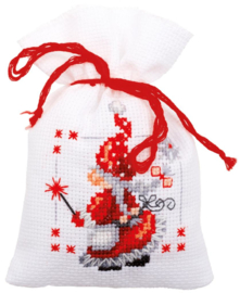 Christmas Elves set of 3 Vervaco Bag kit