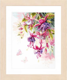 Fuchsias aida Vervaco Counted Cross Stitch