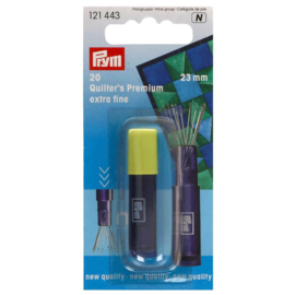 Extra Fine 23mm Quilter's Premium Needles in Magnetic Holder Prym 