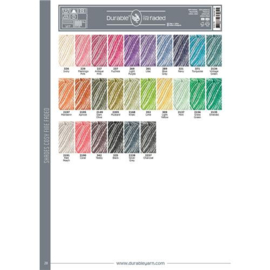 Cosy Fine Faded print kleurkaart | Durable