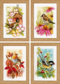 Four Seasons set of 4 Vervaco Miniature