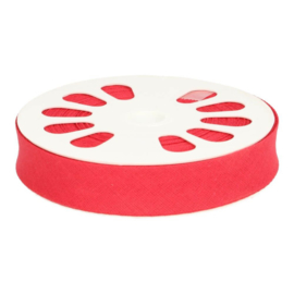 743 rood  Gevouwen Biasband 20mm p.m. Oaki Doki