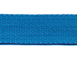Blauw 25mm Cotton Look Tassenband