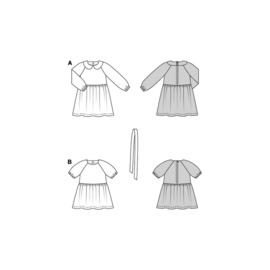 9189 Burda naaipatroon - Jurk in variatie