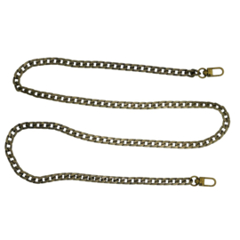 050 brons metalen tasketting 120cm - ReStyle