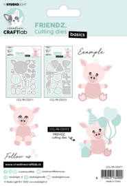 Festive Piggy | Friendz cutting dies | Basic | Studio Light