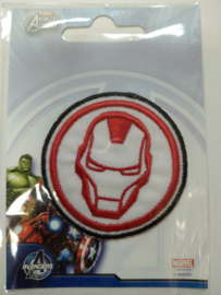 White Iron Man Fix-it Marvel Avengers Applique Patch