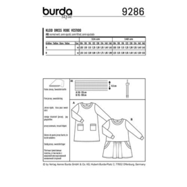 9286 Burda Naaipatroon | Jurk in variatie