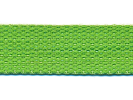 Apple Green 25mm/1" Cotton Look Bag Straps