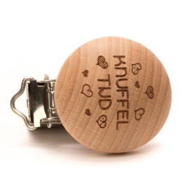 Knuffeltijd houten speenclips Durable