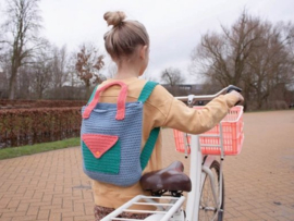 Backpack Crochet Durable Double Four