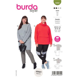 5988 Burda Naaipatroon | Sweater in variatie