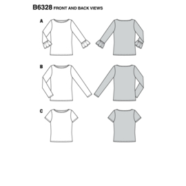 6328 Burda Naaipatroon | Shirt in variaties