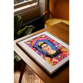 The frame Frida Kalo - aida telpakket - DMC the Masters Collection