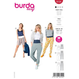 6124 Burda Naaipatroon | Broek in variatie