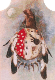 Bear medicine shield - evenweave - Janlynn telpakket