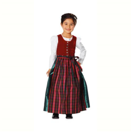 9509 Burda Naaipatroon | Folklore jurk in variaties