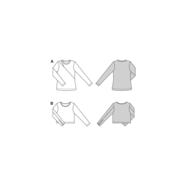 5674 Burda naaipatroon - Shirt in variatie
