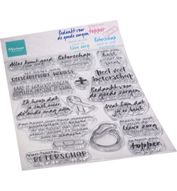 Zorg & herstel | Clear stamp | Marianne design