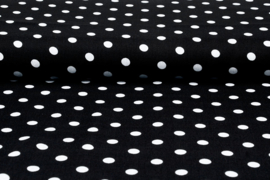 Dots Dige Black and White Viscose